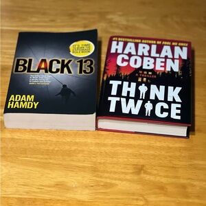 Black 13 and Think Twice Thriller Books (For Both)
